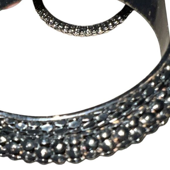 Bracelet duo. One silver one black ! Solid circle. - Picture 4 of 4